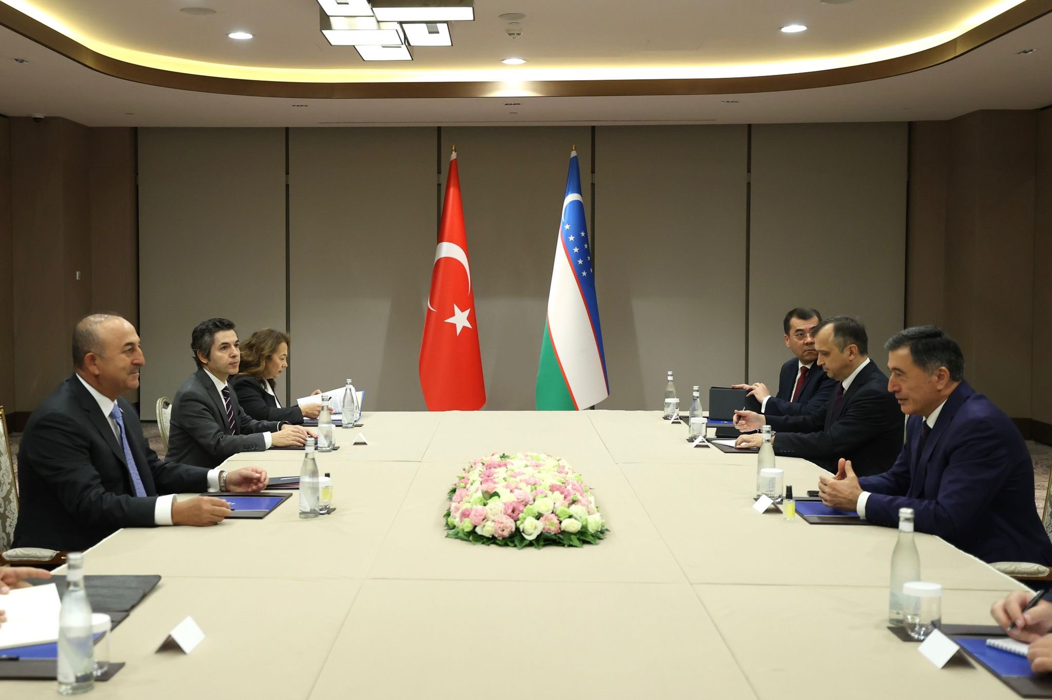 Visit Of Foreign Minister Mevl T Avu O Lu To Uzbekistan To Participate