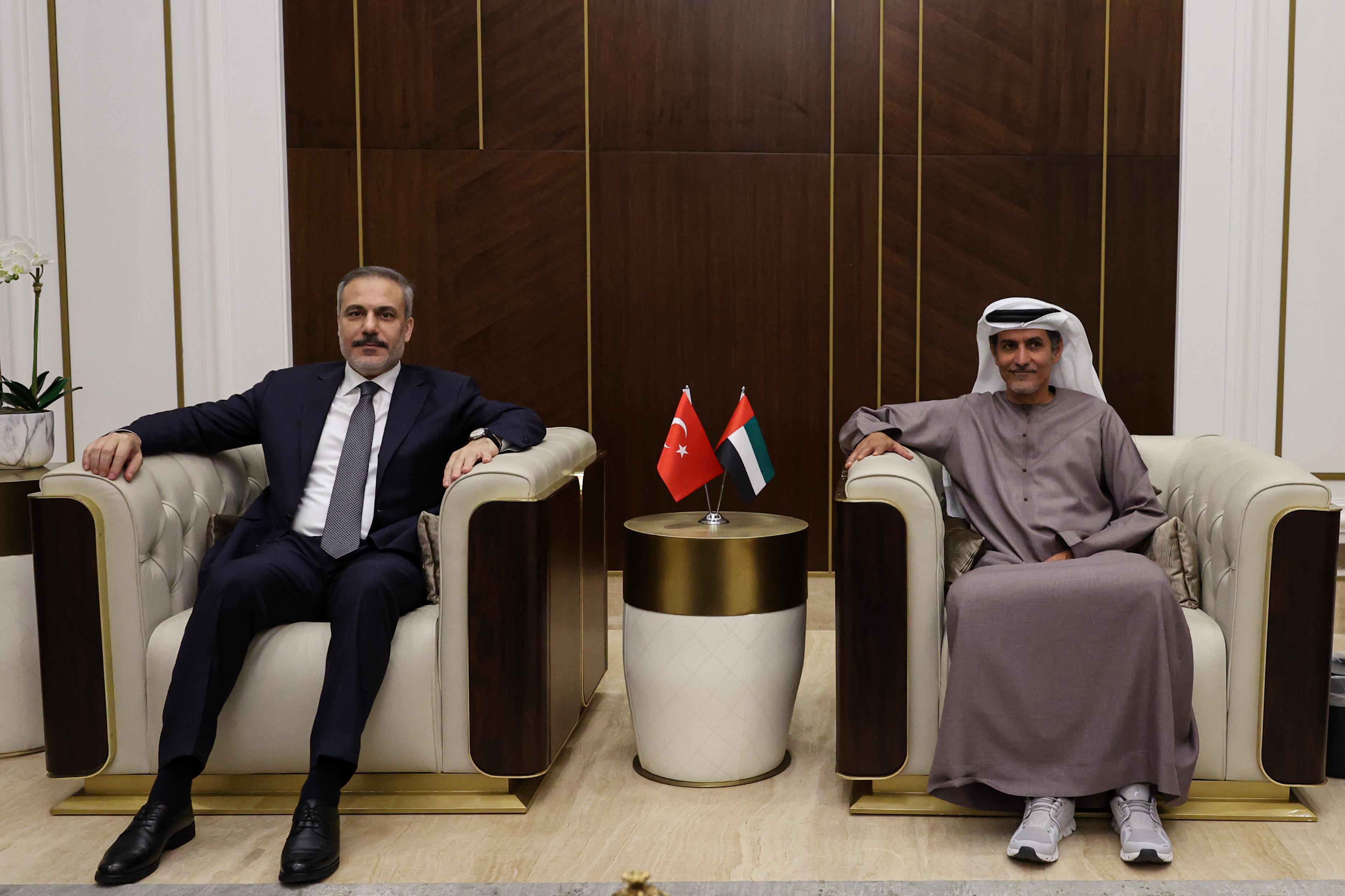 Visita Del Ministro De Asuntos Exteriores Hakan Fidan A Los Emiratos