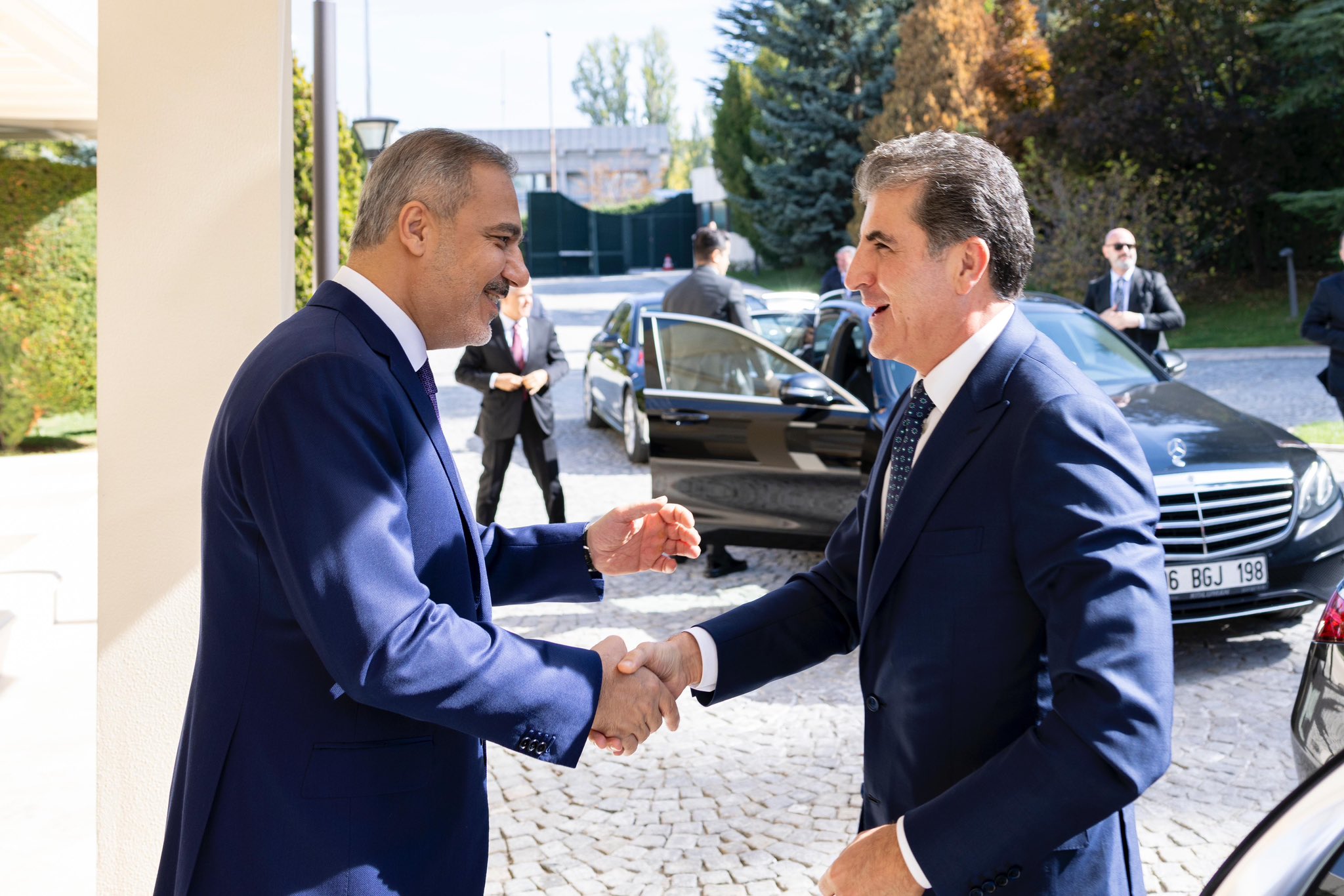 Minister Of Foreign Affairs Hakan Fidan Met With Nechirvan Barzani