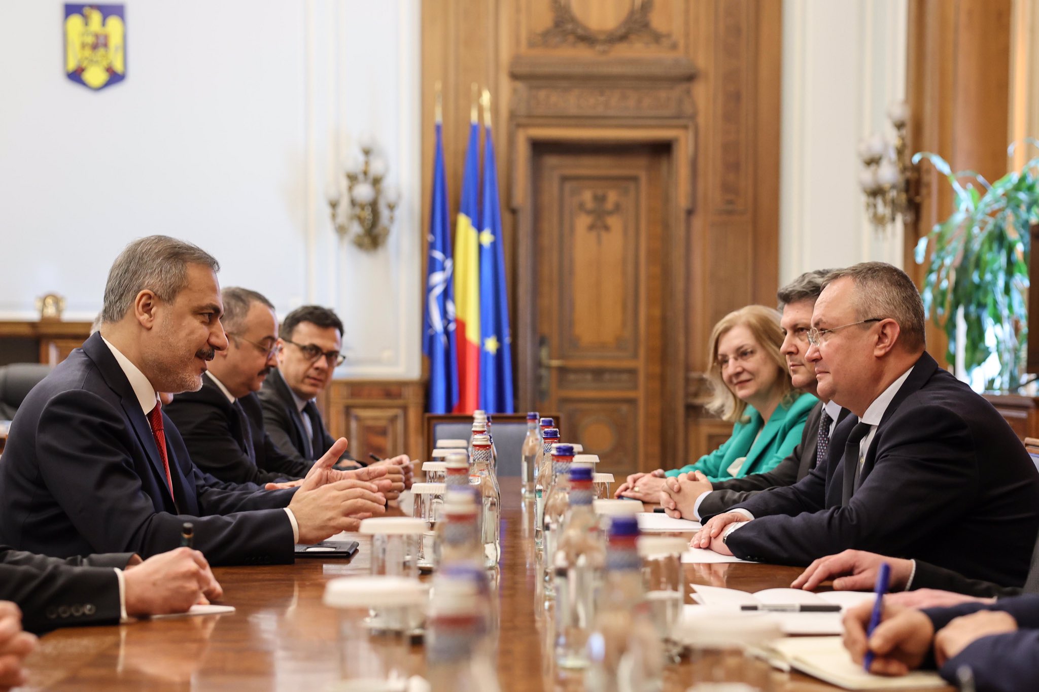 Visit Of Ministry Of Foreign Affairs Hakan Fidan To Romania January