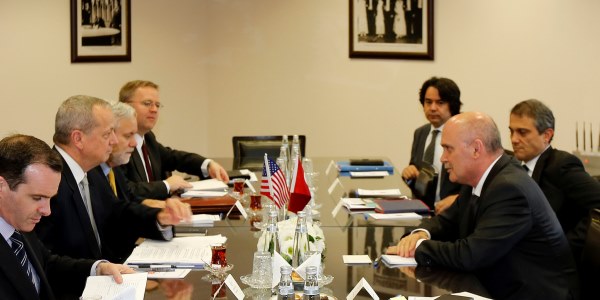 Under Secretary Feridun H. Sinirlioğlu had an exchange of views with General (R) Allen.