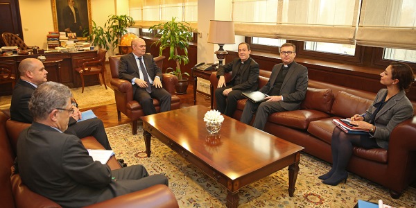 Under Secretary Sinirlioğlu met with Mr. Antonie Camilleri, Under-Secretary for Relations with States of the Vatican
