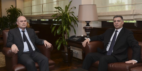 Under Secretary Feridun H. Sinirlioğlu meets with Ershad Salihi