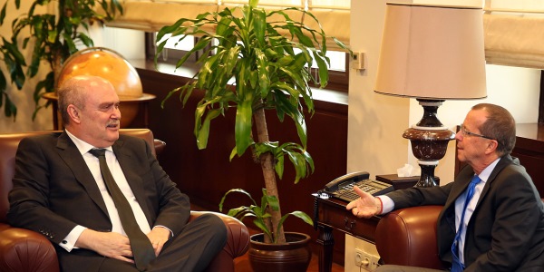 Under Secretary Sinirlioğlu received Mr. Martin Kobler, the Special Representative of the UN Secretary-General for Libya and Head of the United Nations Support Mission in Libya (UNSMIL)