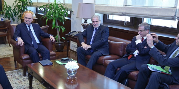 Under Secretary Sinirlioğlu met with Mr.Christos Stylianides, EU Commissioner for Humanitarian Aid and Crisis Management Ambassador