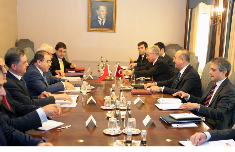 Minister of Foreign Affairs Mr. Mevlüt Çavuşoğlu met with the Minister ...