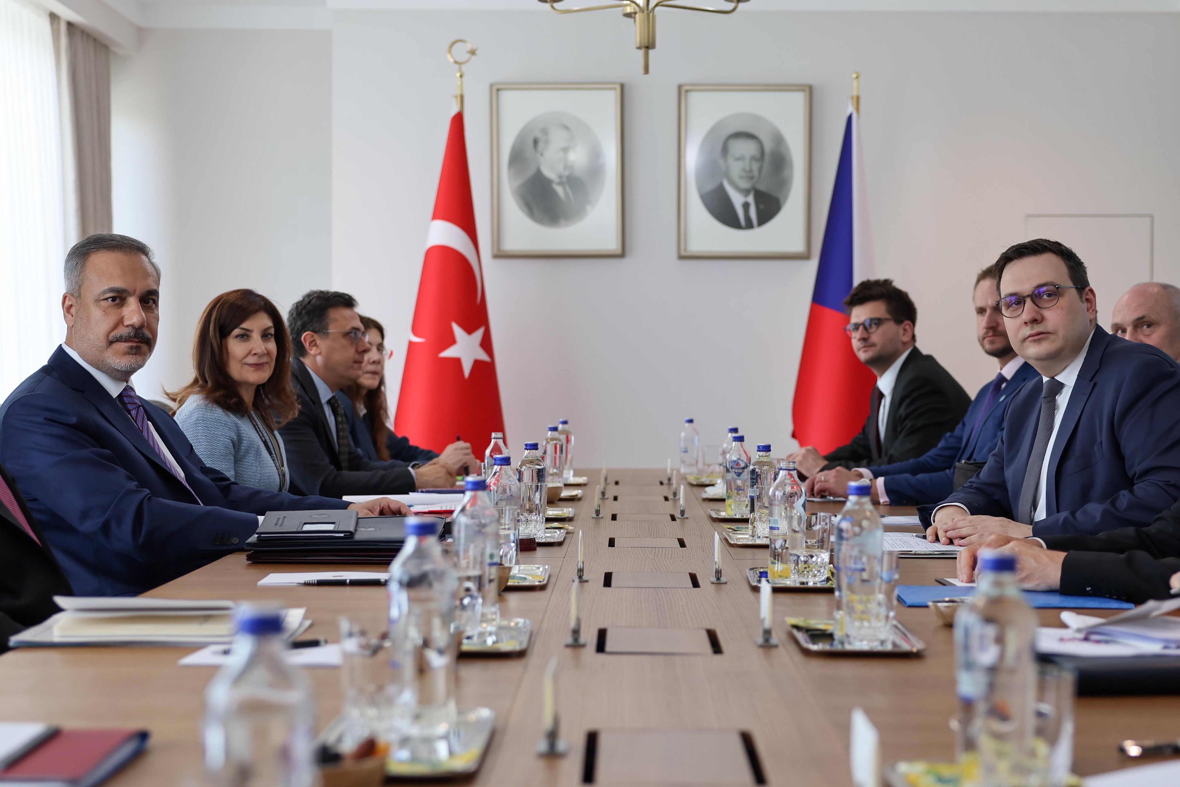 Minister Of Foreign Affairs Hakan Fidan Hosted Jan Lipavský, Minister ...