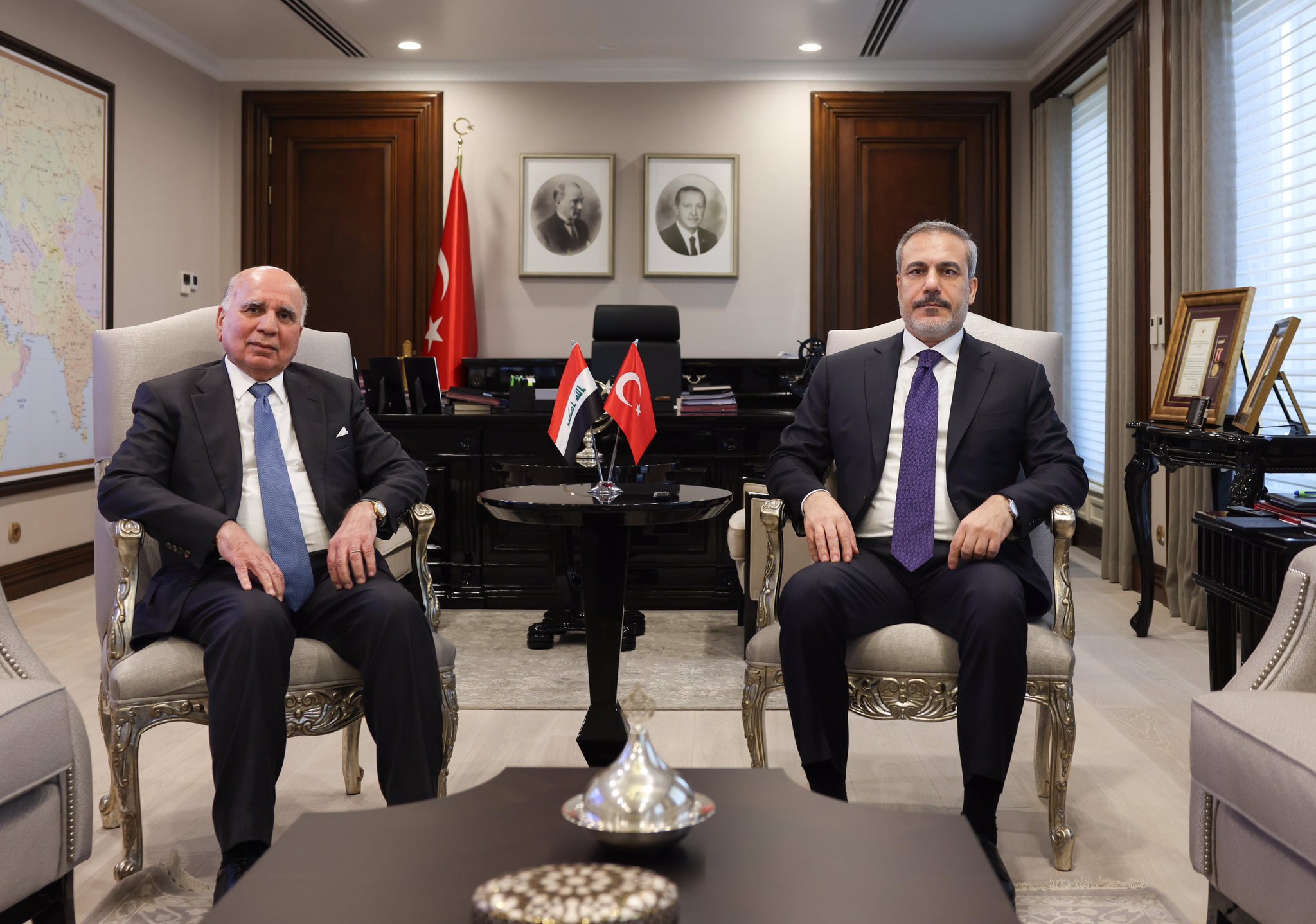 Minister of Foreign Affairs Hakan Fidan hosted Iraqi Deputy Prime ...