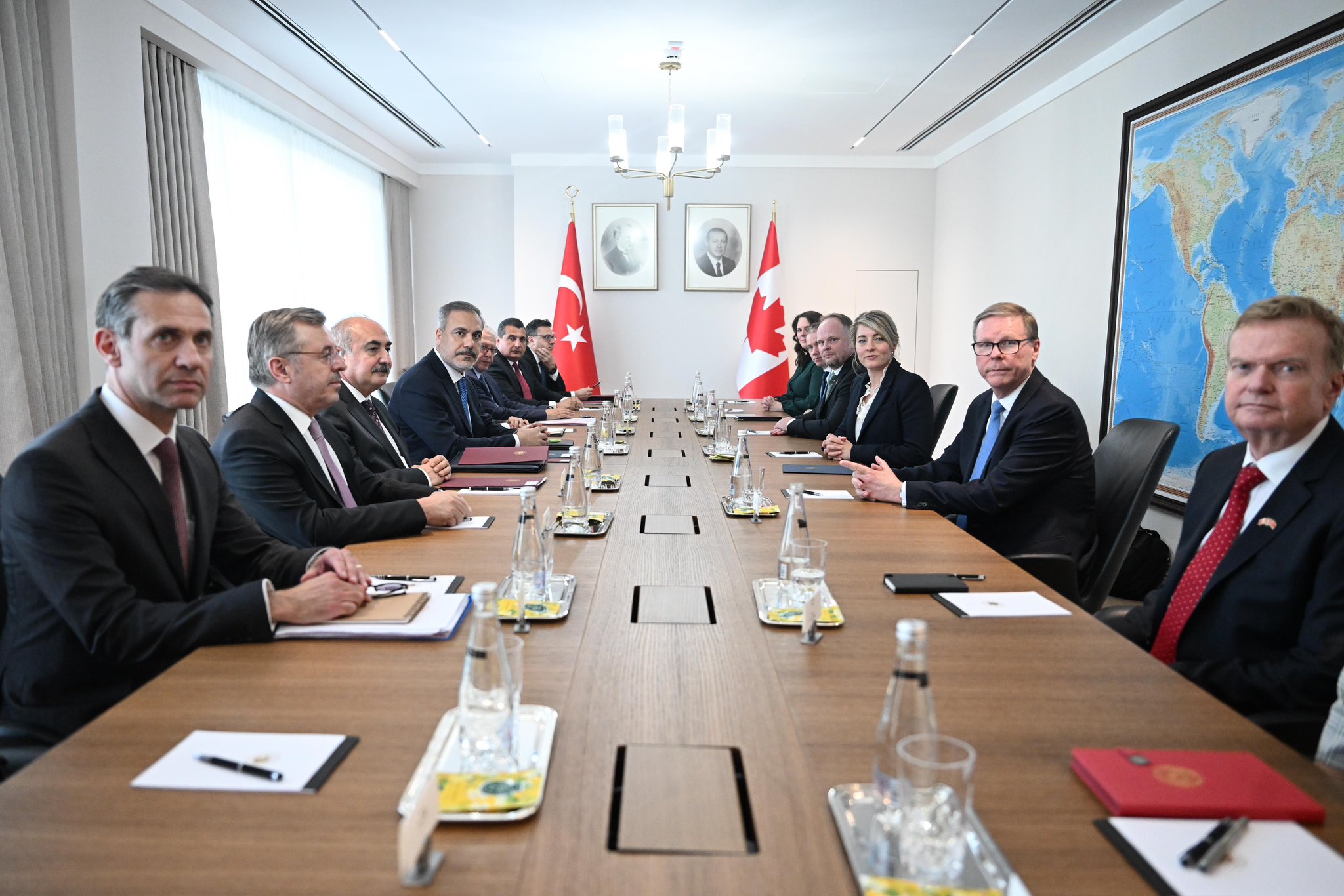 Minister of Foreign Affairs Hakan Fidan hosted Mélanie Joly, Minister ...