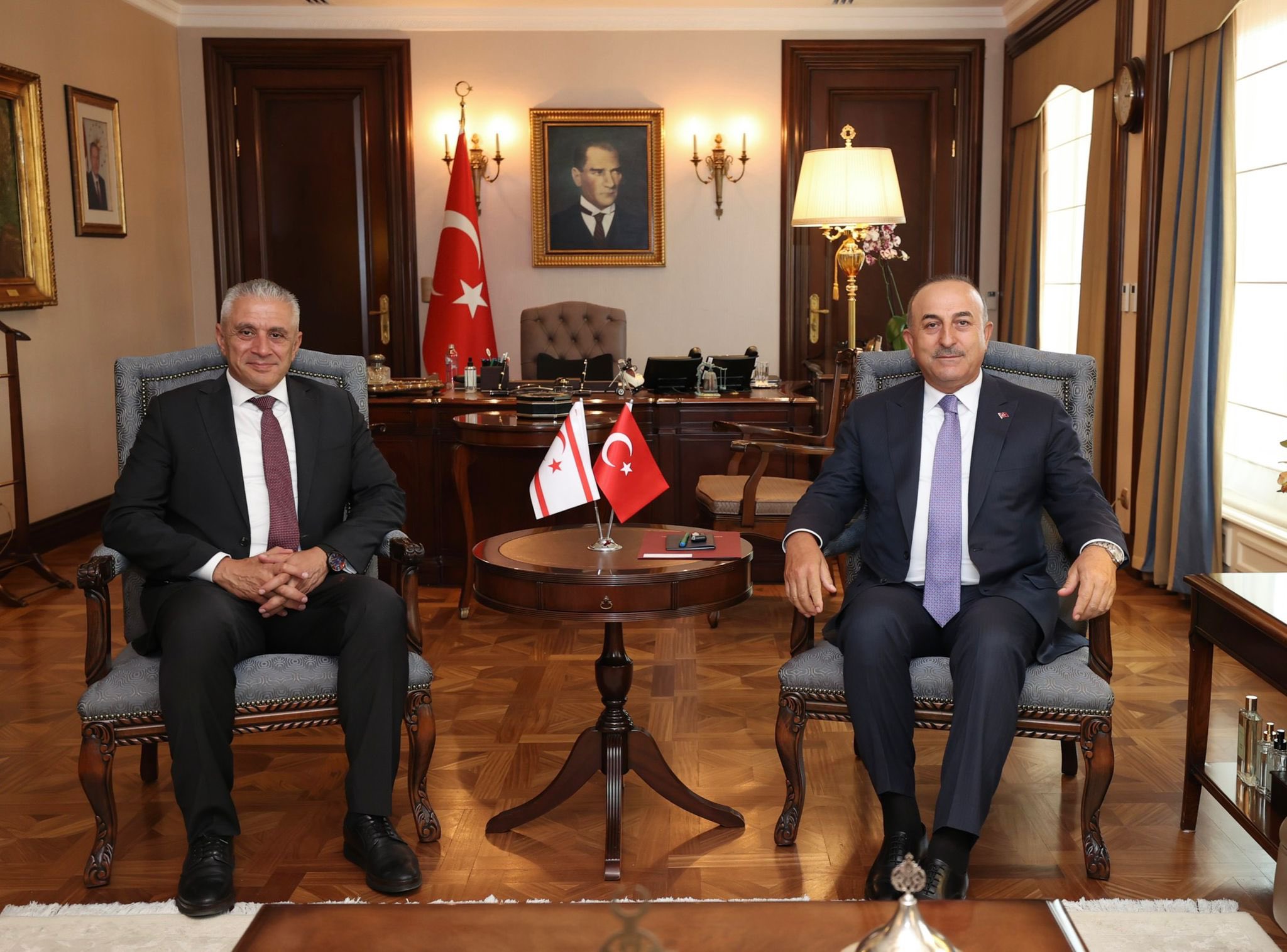 Meeting of Foreign Minister Mevlüt Çavuşoğlu with Foreign Minister ...