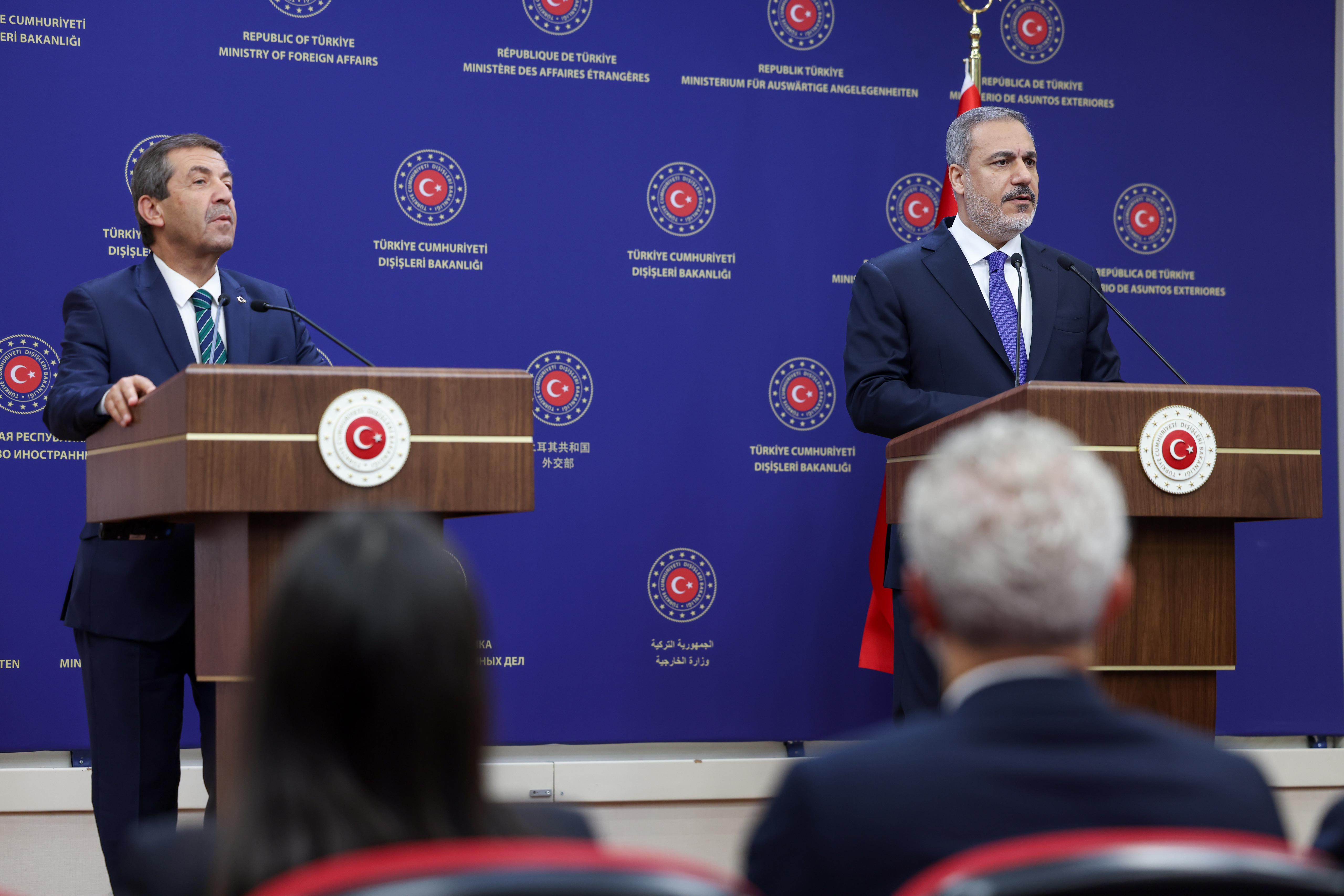 Meeting of Foreign Minister Hakan Fidan with Tahsin Ertuğruloğlu ...