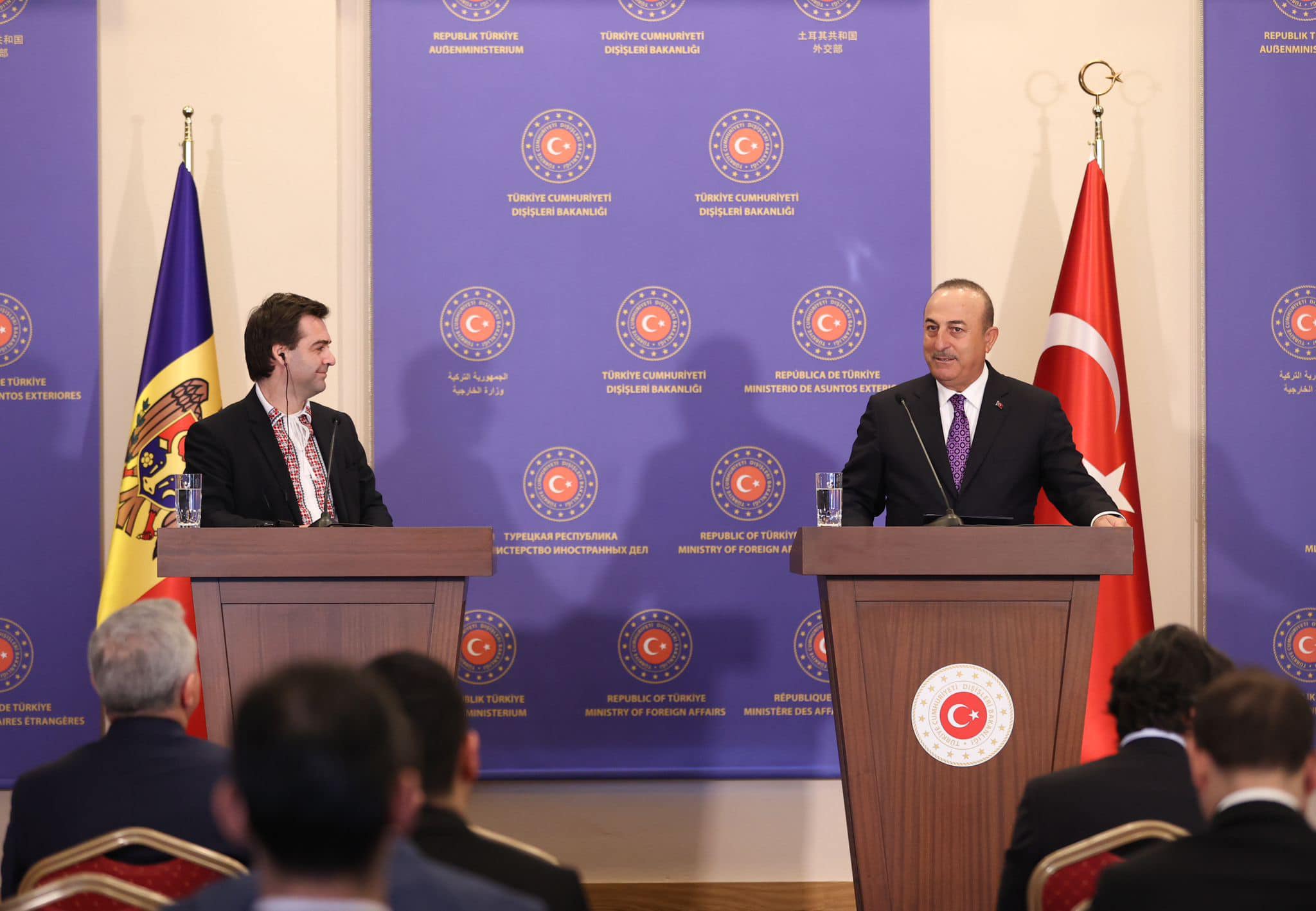 Meeting Of Foreign Minister Mevlüt Çavuşoğlu With Nicu Popescu, Deputy ...