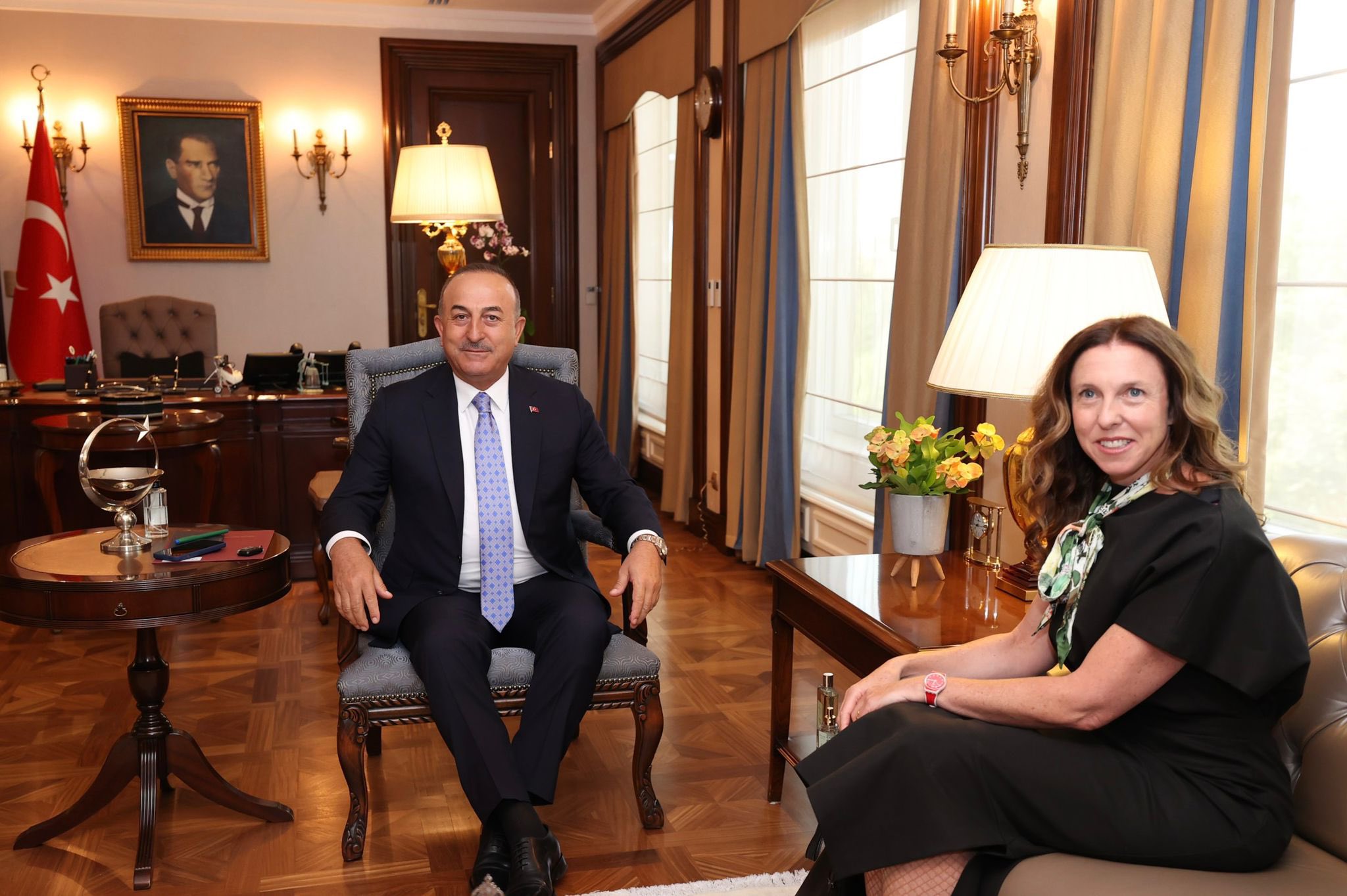 Meetings of Foreign Minister Mevlüt Çavuşoğlu with the Ambassadors of ...