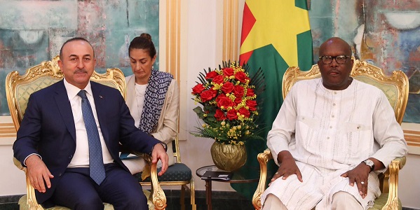 Foreign Minister Çavuşoğlu paid a visit to Burkina Faso, 12 July 2017