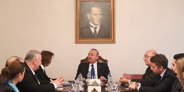 Foreign Minister Mevlüt Çavuşoğlu received Deputy Director General of International Organization for Migration, 30 January 2018