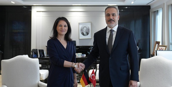 Minister of Foreign Affairs Hakan Fidan met with Annalena Baerbock, Minister of Foreign Affairs of Germany, 20 December 2024, Ankara