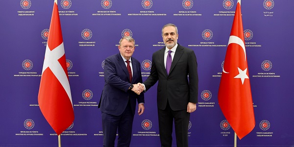 Meeting of Foreign Minister Hakan Fidan with Lars Løkke Rasmussen, Minister of Foreign Affairs of Denmark, 27 October 2023, Ankara