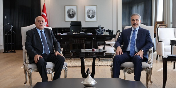 Minister of Foreign Affairs Hakan Fidan received Jibril Rajoub, Secretary General of Fatah, 27 February 2025, Ankara