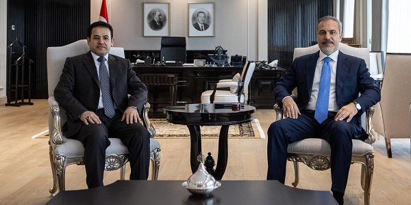 Minister of Foreign Affairs Hakan Fidan received Qasim al-Araji, National Security Advisor of Iraq, 31 October 2024, Ankara