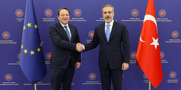 The Minister of Foreign Affairs Hakan Fidan hosted Olivér Várhelyi, EU Commissioner for Neighbourhood and Enlargement, 23 May 2024, Ankara