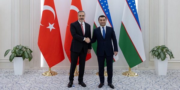 Besuch von Außenminister Hakan Fidan in Usbekistan, 12. September 2024, Taschkent