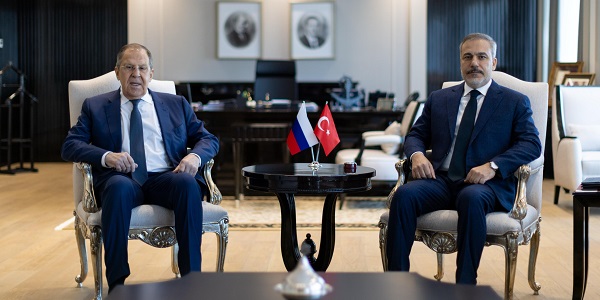 Minister of Foreign Affairs Hakan Fidan met with Sergey Lavrov, Minister of Foreign Affairs of the Russian Federation, 24 February 2025, Ankara