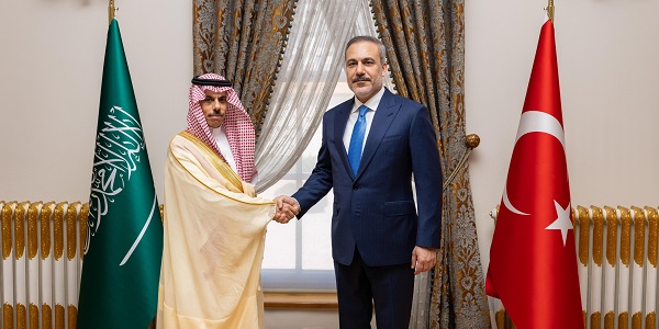 Minister of Foreign Affairs Hakan Fidan hosted Faisal bin Farhan, Minister of Foreign Affairs of Saudi Arabia, 14 July 2024, Istanbul